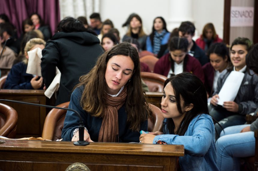 Alumnos de Uruguay y Nogoyá defendieron sus proyectos en el Senado provincial