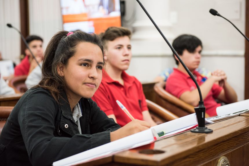 Cerró la etapa departamental del Senado Juvenil