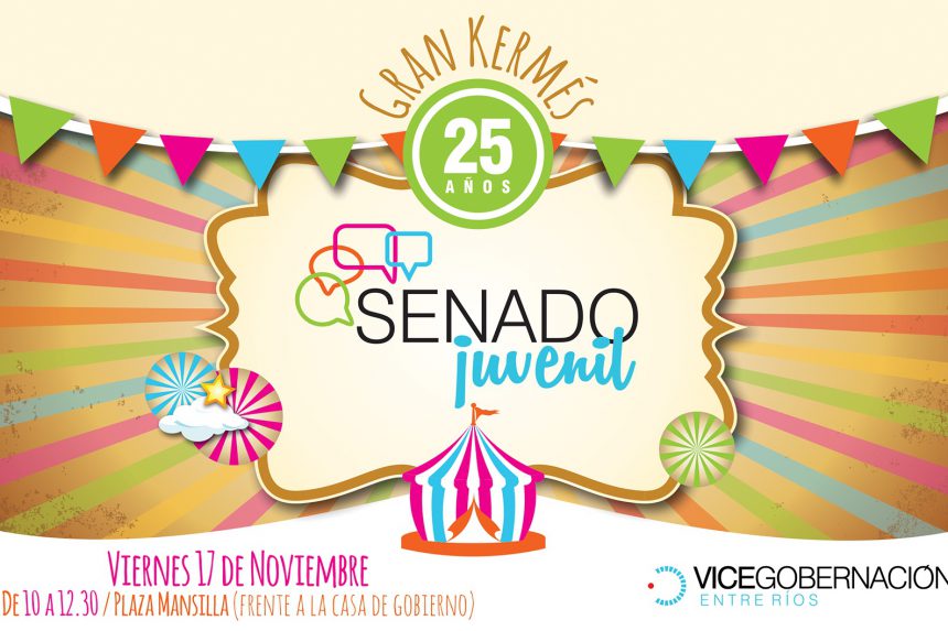 Una Gran Kermés para celebrar los 25 años del Senado Juvenil