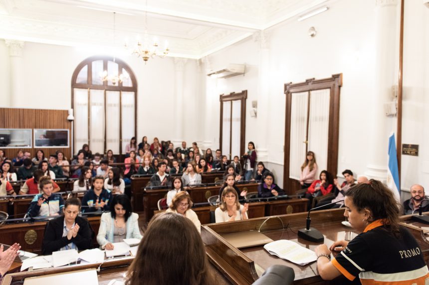 Los departamentos Tala y Villaguay presentes en el Senado Juvenil