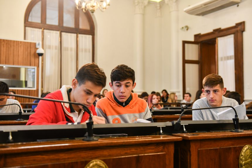 Continúa desarrollándose la instancia departamental del Senado Juvenil