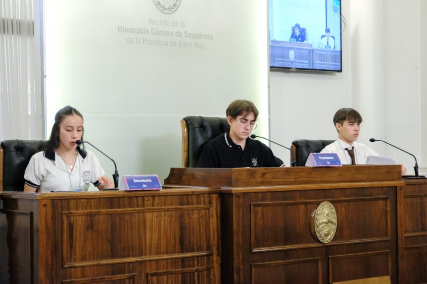 Sesionó el Senado Juvenil: se aprobaron 6 proyectos