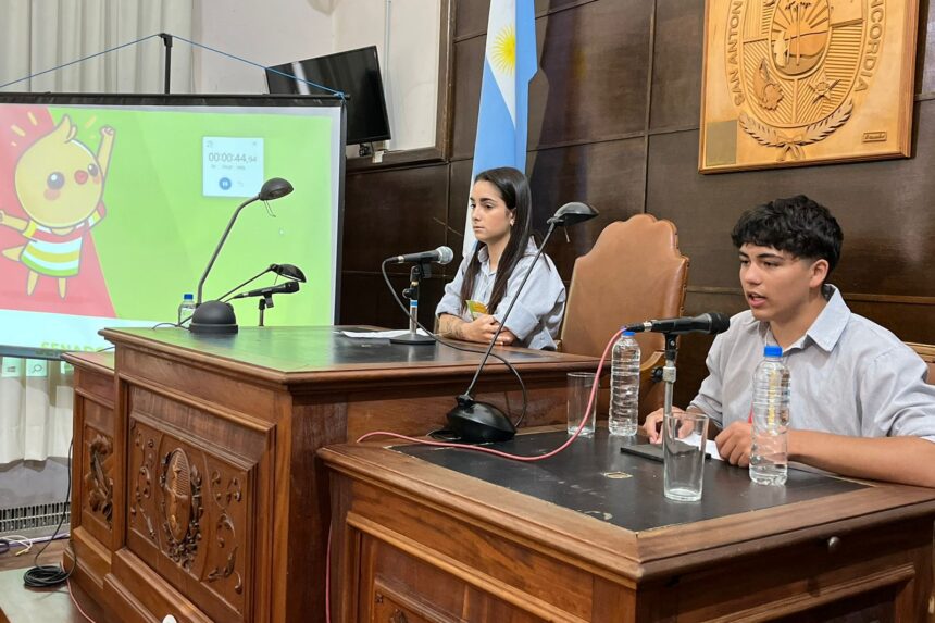 Inician las Instancias Departamentales del Senado Juvenil Entrerriano